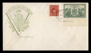 Dr Who 1946 Canada Fdc Special Delivery 10c Combo E74053