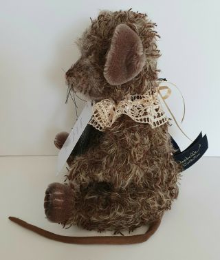 Charlie Bears - Mozzarella - Mohair Mouse - Limited To 300 - With Tags 77 2