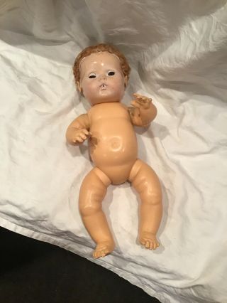 Effanbee Dy Dee Doll Baby 15” For Restoration.  This Has Got To Go