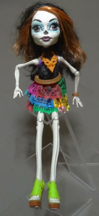Monster High Skelita Calaveras Scaris Skeleton Girl Doll Clothes Nm