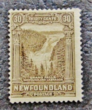 Nystamps Canada Newfoundland Stamp 182 Og H $50