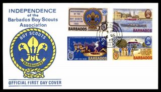 Mayfairstamps Barbuda Fdc 1969 Independence Of Boy Scouts Assoc First Day Cover