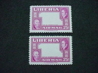Noblespirit (th1) Liberia Bob C68 Lilac Rose Frame Only Trial Color 2x Proofs