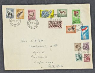South Africa 1961 - Complete Set Of Decimal Currency Issue On Fdc Piece