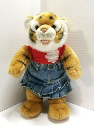 Build A Bear Bab Bengal Tiger Plush Shaggy Striped Stuffed Animal 16 "