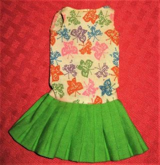 Vintage Barbie 4 Francie Slightly Summery Butterfly Variation Dress Tlc