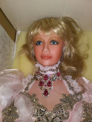 Rustie Porcelain Doll " Paris " - 42 " Nib 1 On Neck - Detailed Life - Like Features