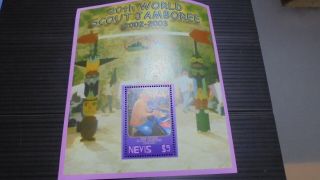 Nevis 2002 Sg Ms1747 20th World Scout Jamboree Mnh
