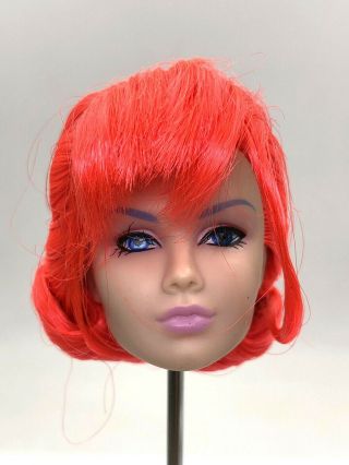 Fashion Royalty Jem And The Holograms Integrity Doll Red Hair Head B1