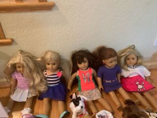 American Girl Dolls and a bunch of clothing and accessories 2