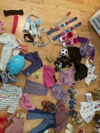 American Girl Dolls and a bunch of clothing and accessories 3