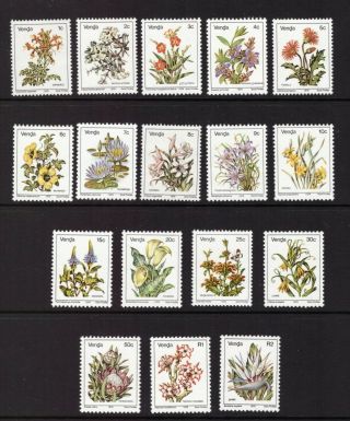 South Africa Venda Mnh 1979 Flowers,  Plants Set Stamps