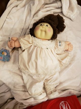 Signed 1984 Xavier Roberts Soft Sculpture Little People Cabbage Patch Doll