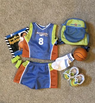 Euc American Girl Basketball Outfit Shoes Backpack Ball Girl Of Today Retired