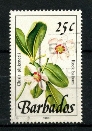 Barbados 1989 - 1992 Sg 925,  25c Wild Plants Definitive " 1990 " A51322