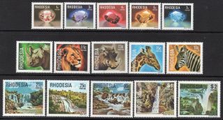 Rhodesia Mnh 1978 Definitive Set