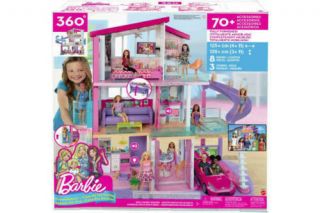 Mattel Barbie Dream House Doll 3 Story Box See Photos
