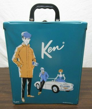 Vintage 1962 Ken Ponytail Barbie Vinyl Doll Case