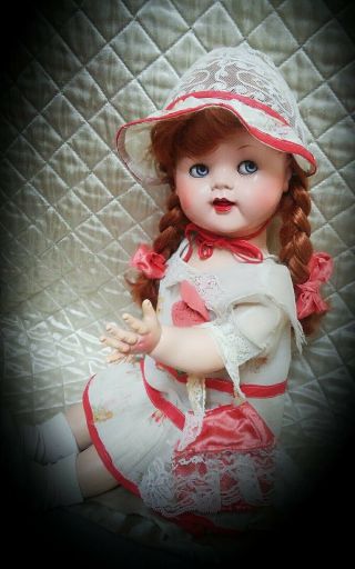 1950s 22 Inch Ideal Saucy Walker Doll With Flirty Eyes