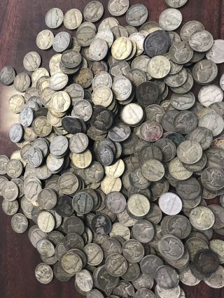 Roll Of 40 Jefferson War Nickels 35 Silver Coins $2 Face Value 40 Coins