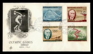 Dr Who 1960 Haiti Olympic Games Fdc C149871