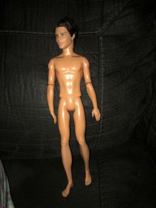 2009 Barbie Fashionistas Ryan Ken Doll Brunette Rooted Hair Articulated Jointed 2
