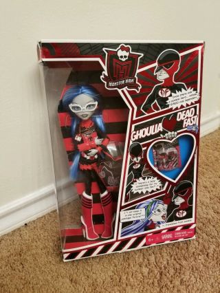 Monster High Sdcc 2011 Ghoulia Yelps Doll Exclusive Dead Fast Comic Con Nib