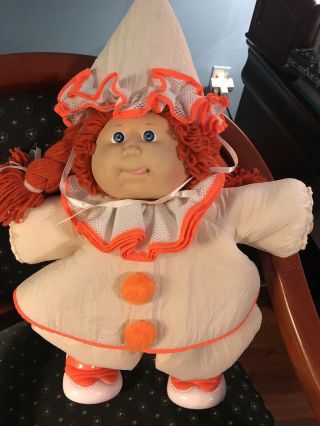 Vintage Cabbage Patch Circus Kids Orange Clown - Red Hair Doll 1978 - 1982