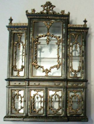 Bespaq Miniatures Oriental Mirrored China Cabinet