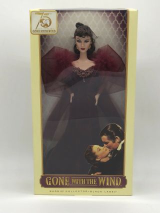 Gone With The Wind Barbie As Scarlett O’hara 75th Anniversary.  Mib