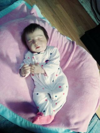 Realborn Brittany Asleep ;reborn Baby Girl,  Realborn Brittany Asleep