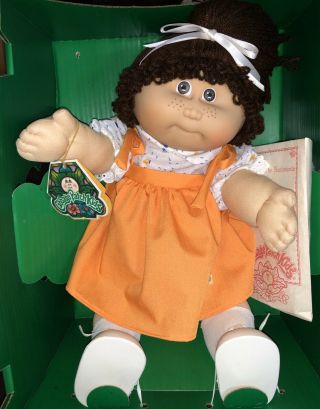 Cabbage Patch Kids Jesmar Freckles Mib Sailboat Dress Girl Doll Vintage 80s