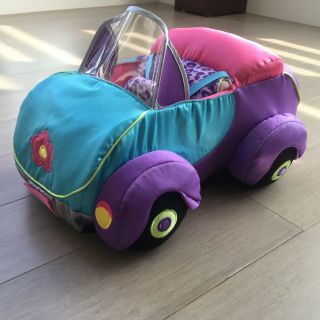 Manhattan Toys Groovy Girls Plush Sports Car Purple & Teal
