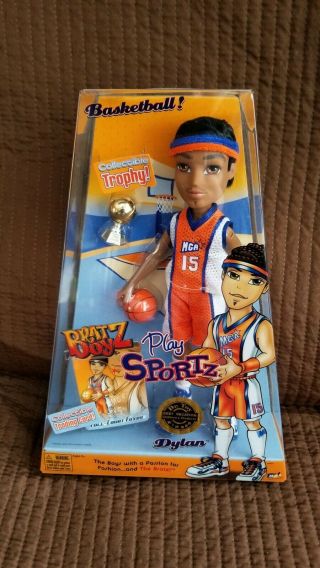 Bratz Boyz Play Sportz Basketball Dylan Nib Collector Doll