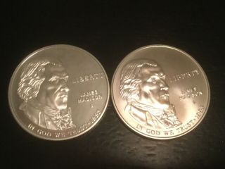 1993 " 2 Coin Set " Bill Of Rights Silver Dollars