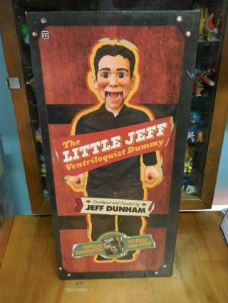 Little Jeff Ventriloquist Comedian Jeff Dunham Dummy W/ Dvd No Booklet
