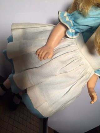 Vintage Madame Alexander Alice In Wonderland Doll 14” Sleepy Eyes 3
