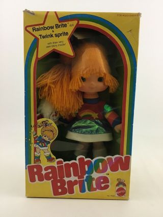 Rainbow Brite And Twink Sprite 7233 Vintage 80s Toy 12 " Doll 1983 Mattel