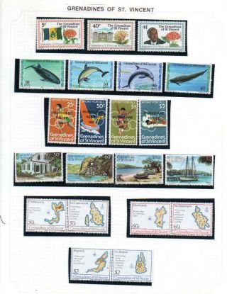 (c590) St Vincent Mnh Selection Good Thematics Look