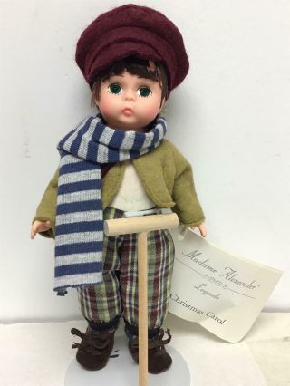 Madame Alexander 8 " Doll From A Christmas Carol - Tiny Tim W/cane