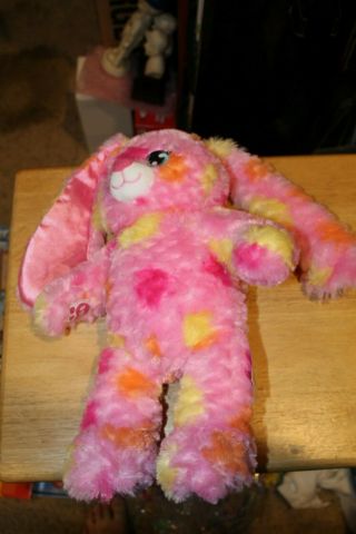 Build A Bear Spring Easter Blossom Bunny Pink Yellow Stuffed Plush