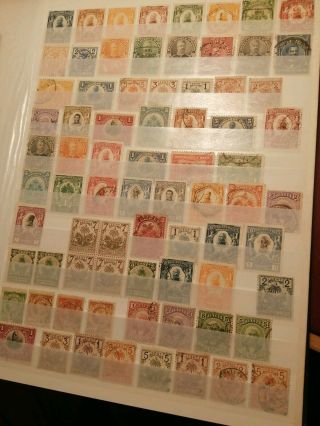 Stock Book Page Full Of Old Stamps From Haiti (album 7 Lot 142)