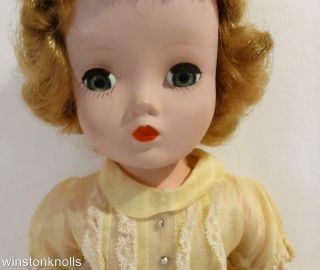 1953 Mde Alexander 15 " Hard Plastic 1536 Winsome Winnie Walker Cissy Face