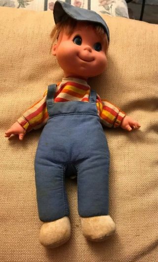Vintage 1970 Mattel Baby Beans Boy Doll (biffy) 11 " Rare