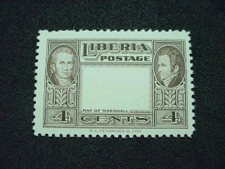 Noblespirit (th1) Liberia No.  325 Brown Frame Only Trial Color Proof Mnh