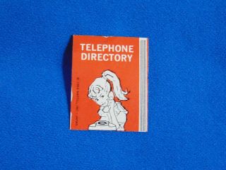 Vintage Skipper Dreamtime Telephone Directory 1909 Red Paper Telephone Directory