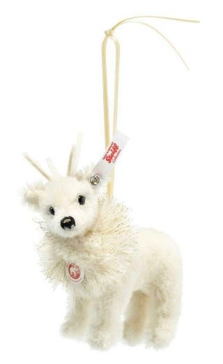 Steiff Winter Reindeer Ornament 12 Cm.  Ean 006234