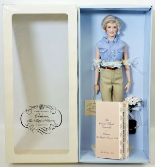 The Franklin Princess Diana Doll Re - Dressed In Casual Khaki Ensemble