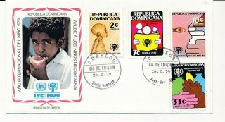 D011890 International Year Of The Child 1979 Fdc Dominican Republic