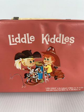 Vintage Liddle Kiddles Carrying Case Doll Vinyl 1965 2